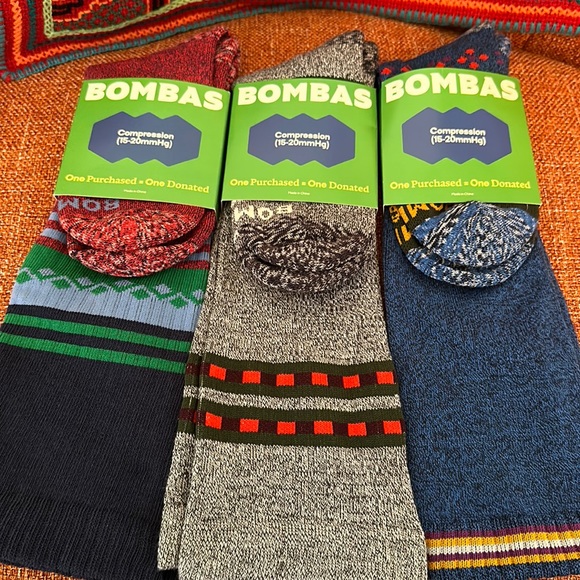 Bombas Underwear & Socks Mens Compression Socks 52mmhg M Over The